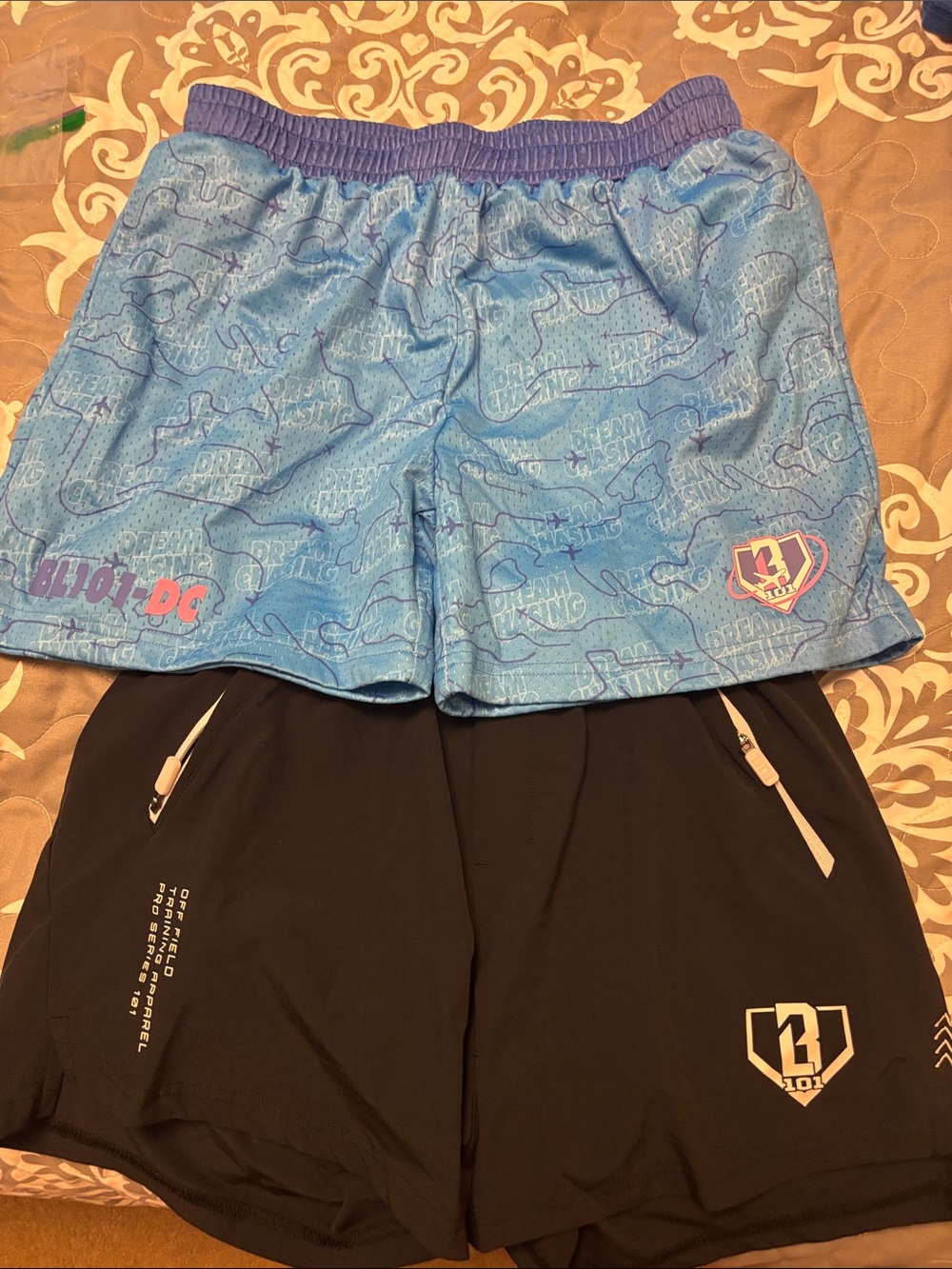 Baseball 101 shorts-2 pair